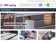 Tablet Screenshot of hmcdisplay.com